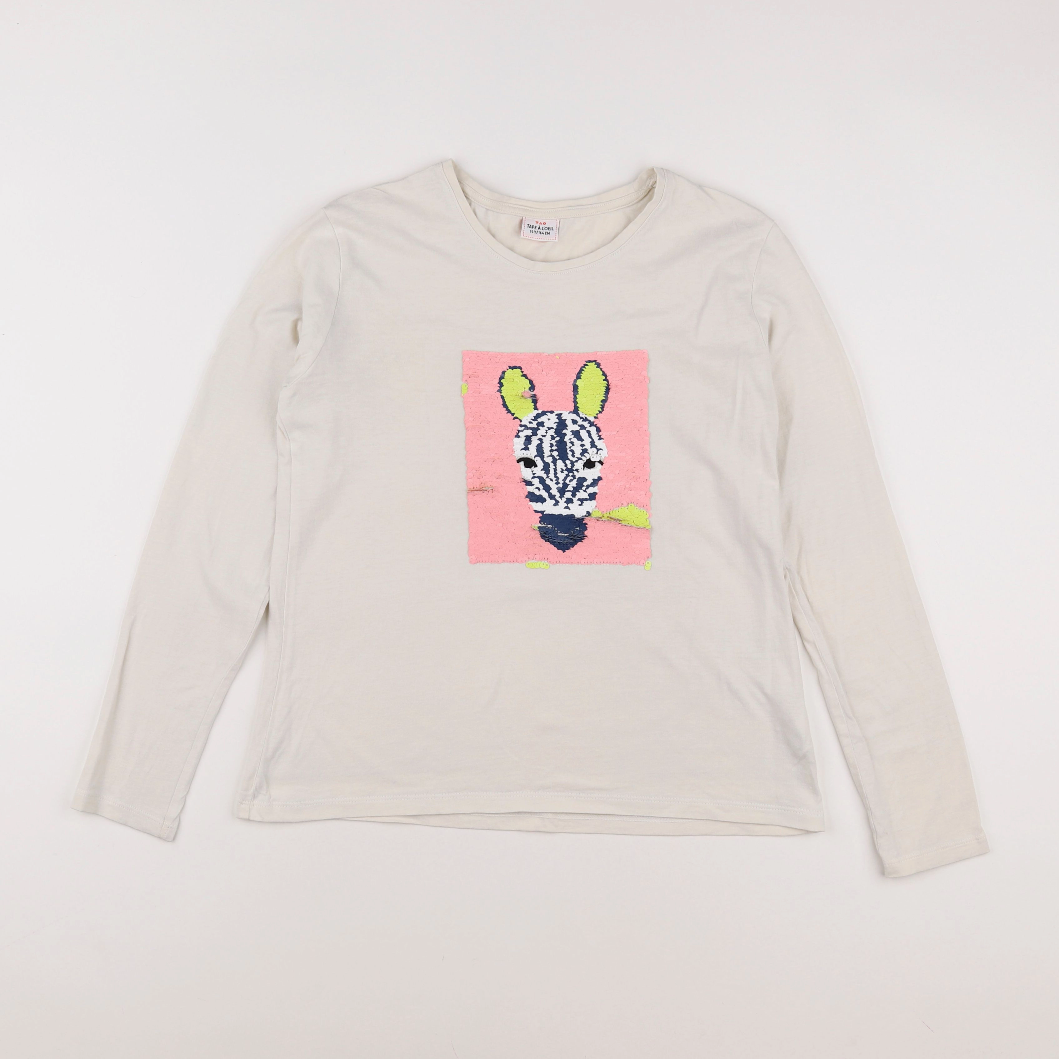 Tape à l'oeil - tee-shirt beige - 14 ans